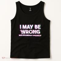 I May Be Wrong But Its Highly Unlikely Static Glitch Tank Top thumb 2