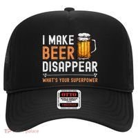 I Make Beer Disappear WhatS Your Superpower Funny Drinking Hat thumb 0