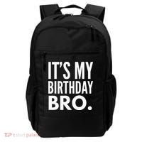 Its My Birthday Bro Birthday Party For Boy Backpack thumb 0