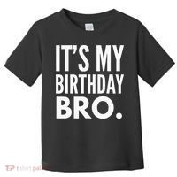 Its My Birthday Bro Birthday Party For Boy Toddler T-Shirt thumb 0