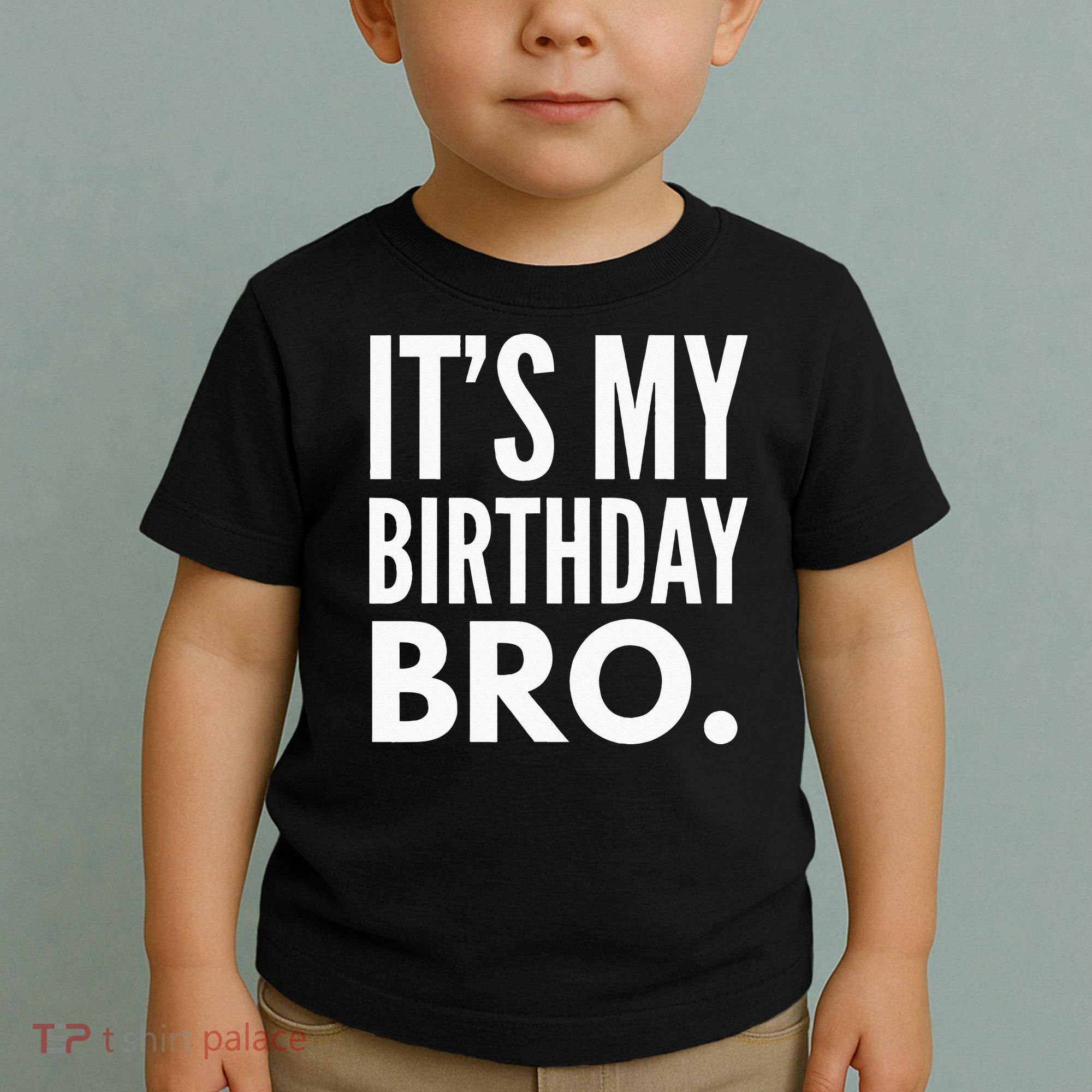 Its My Birthday Bro Birthday Party For Boy Toddler T-Shirt