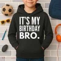 Its My Birthday Bro Birthday Party For Boy Kids Hoodie thumb 2