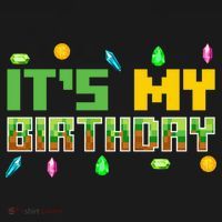It'S My Birthday Party Video Gamer Pixel Number Birthday Boy Women's Hoodie thumb 2
