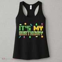 It'S My Birthday Party Video Gamer Pixel Number Birthday Boy Women's Tank Top thumb 3