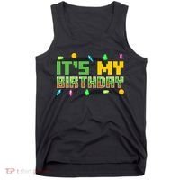 It'S My Birthday Party Video Gamer Pixel Number Birthday Boy Tank Top thumb 0