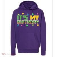 It'S My Birthday Party Video Gamer Pixel Number Birthday Boy Hoodie thumb 0