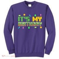 It'S My Birthday Party Video Gamer Pixel Number Birthday Boy Sweatshirt thumb 0