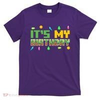 It'S My Birthday Party Video Gamer Pixel Number Birthday Boy T-Shirt thumb 0