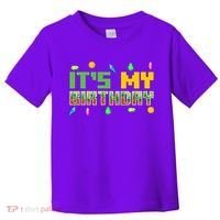 It'S My Birthday Party Video Gamer Pixel Number Birthday Boy Toddler T-Shirt thumb 0