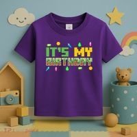 It'S My Birthday Party Video Gamer Pixel Number Birthday Boy Toddler T-Shirt thumb 3