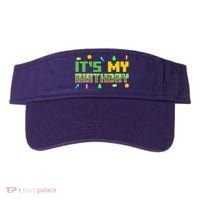 It'S My Birthday Party Video Gamer Pixel Number Birthday Boy Visor thumb 0