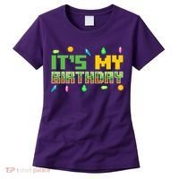 It'S My Birthday Party Video Gamer Pixel Number Birthday Boy Women's T-Shirt thumb 0