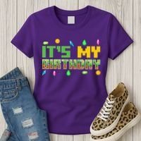 It'S My Birthday Party Video Gamer Pixel Number Birthday Boy Women's T-Shirt thumb 3