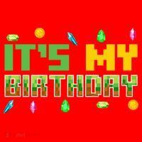 It'S My Birthday Party Video Gamer Pixel Number Birthday Boy Santa Hat thumb 1