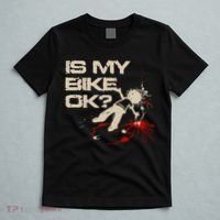Is My Bike Ok Okay ? Funny BMX Dirt Bike Motorcycle Cycling T-Shirt thumb 5