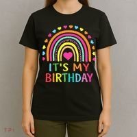 It's My Birthday Gift Rainbow T-Shirt thumb 4