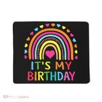 It's My Birthday Gift Rainbow Mousepad thumb 0