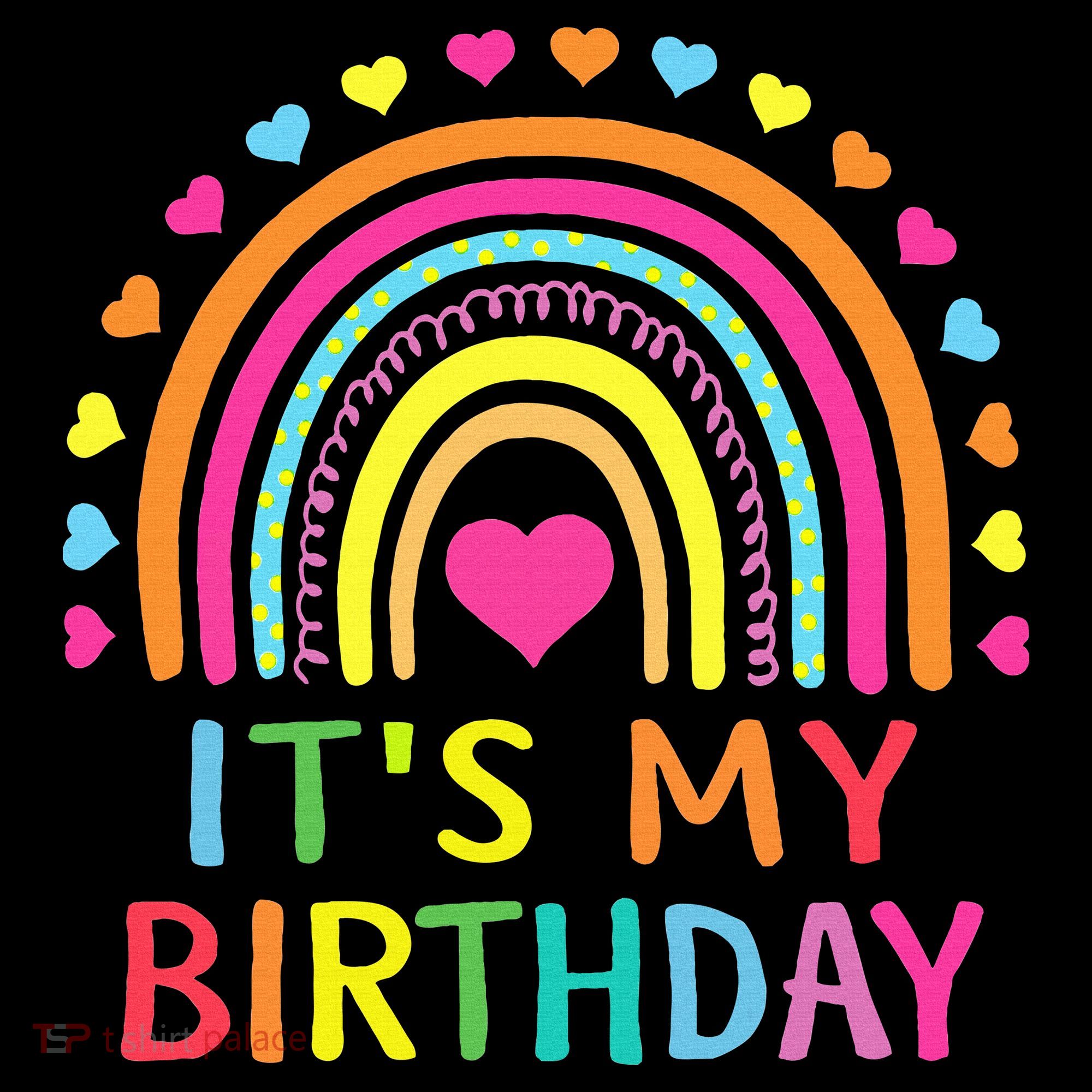 It's My Birthday Gift Rainbow Mousepad