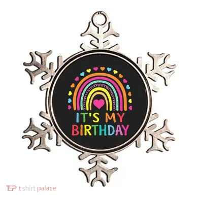 It's My Birthday Gift Rainbow Ornament