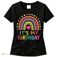 It's My Birthday Gift Rainbow Women's T-Shirt thumb 0