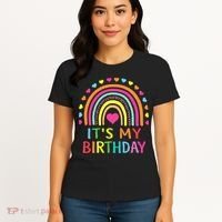 It's My Birthday Gift Rainbow Women's T-Shirt thumb 4