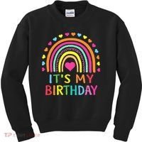 It's My Birthday Gift Rainbow Kids Sweatshirt thumb 0