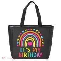 It's My Birthday Gift Rainbow Tote Bag thumb 0
