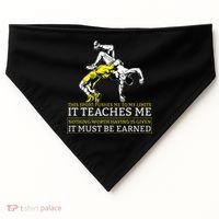 It Must Be Earned Wrestling USA-Made Doggie Bandana thumb 0