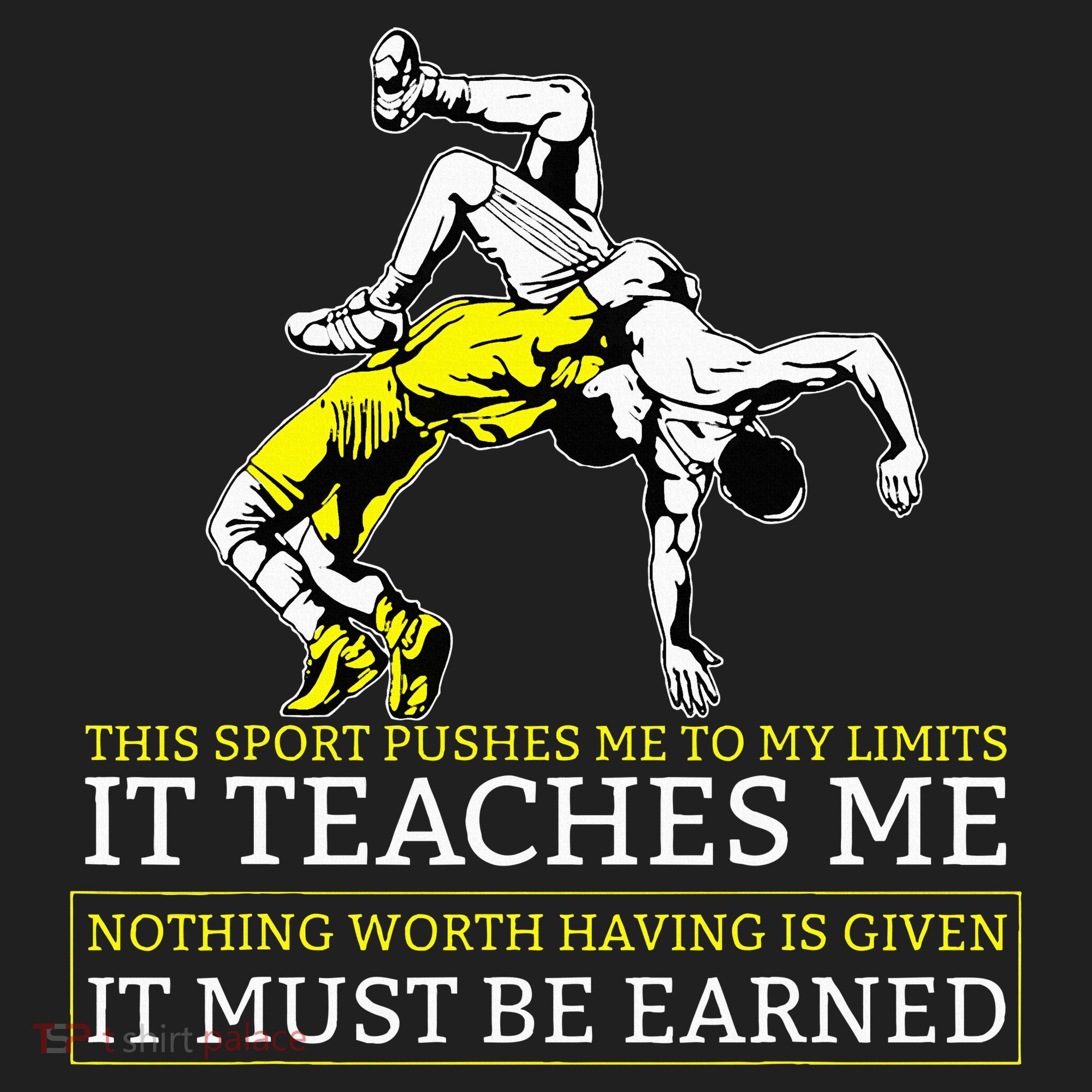 It Must Be Earned Wrestling Tumbler