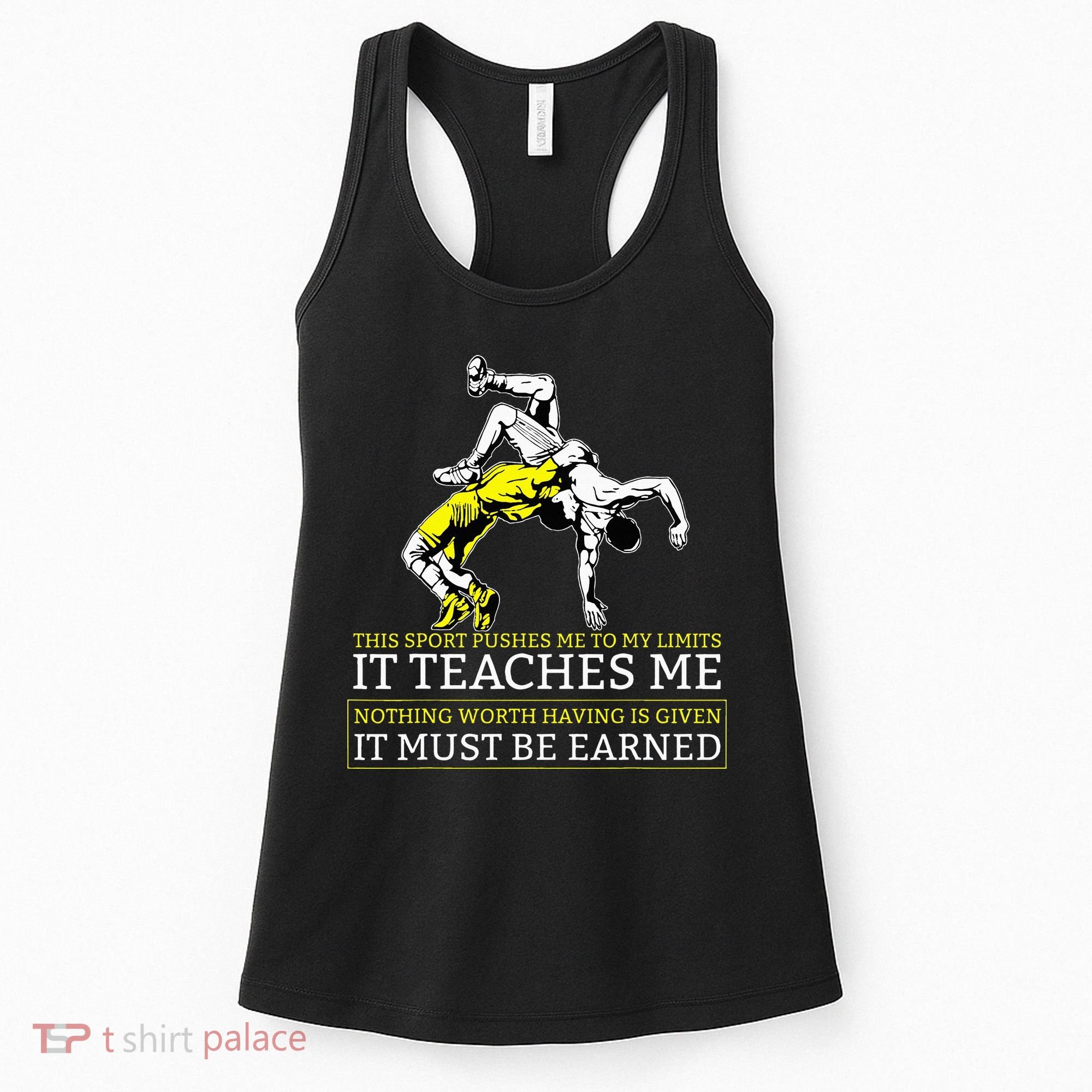 It Must Be Earned Wrestling Women's Tank Top