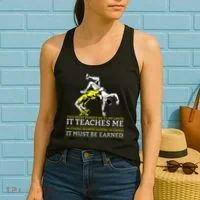 It Must Be Earned Wrestling Women's Tank Top thumb 2