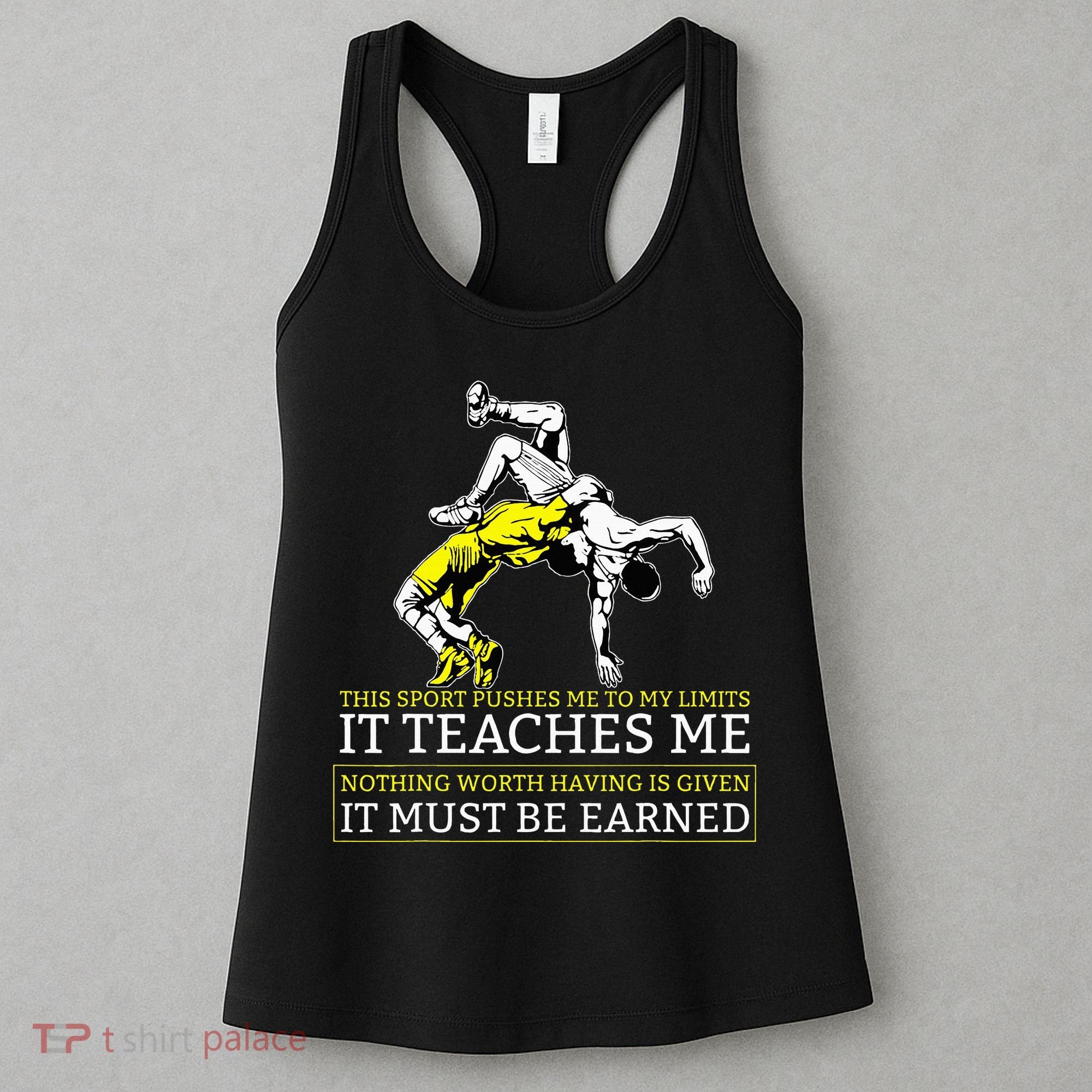 It Must Be Earned Wrestling Women's Tank Top