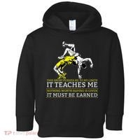 It Must Be Earned Wrestling Toddler Hoodie thumb 0