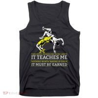 It Must Be Earned Wrestling Tank Top thumb 0