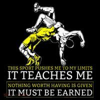 It Must Be Earned Wrestling Women's T-Shirt thumb 6