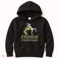 It Must Be Earned Wrestling Kids Hoodie thumb 0