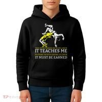 It Must Be Earned Wrestling Kids Hoodie thumb 4