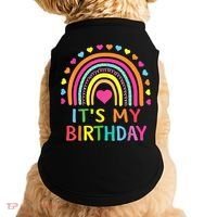 It's My Birthday Gift Rainbow Doggie Tank thumb 0