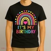 It's My Birthday Gift Rainbow T-Shirt thumb 3