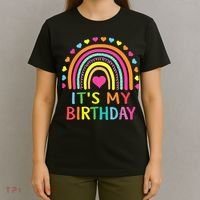 It's My Birthday Gift Rainbow T-Shirt thumb 4