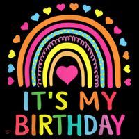 It's My Birthday Gift Rainbow Ornament thumb 1