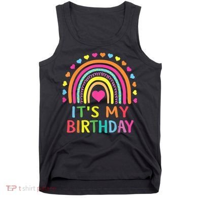 It's My Birthday Gift Rainbow Tank Top