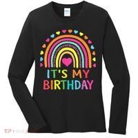 It's My Birthday Gift Rainbow Women's Long Sleeve Shirt thumb 0