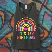 It's My Birthday Gift Rainbow Women's Tank Top thumb 3