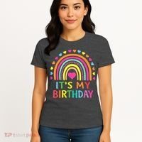 It's My Birthday Gift Rainbow Women's T-Shirt thumb 4