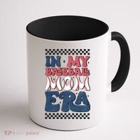 In My Baseball Mom Era Coffee Mug thumb 1