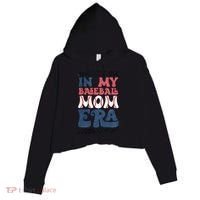 In My Baseball Mom Era Crop Fleece Hoodie thumb 0