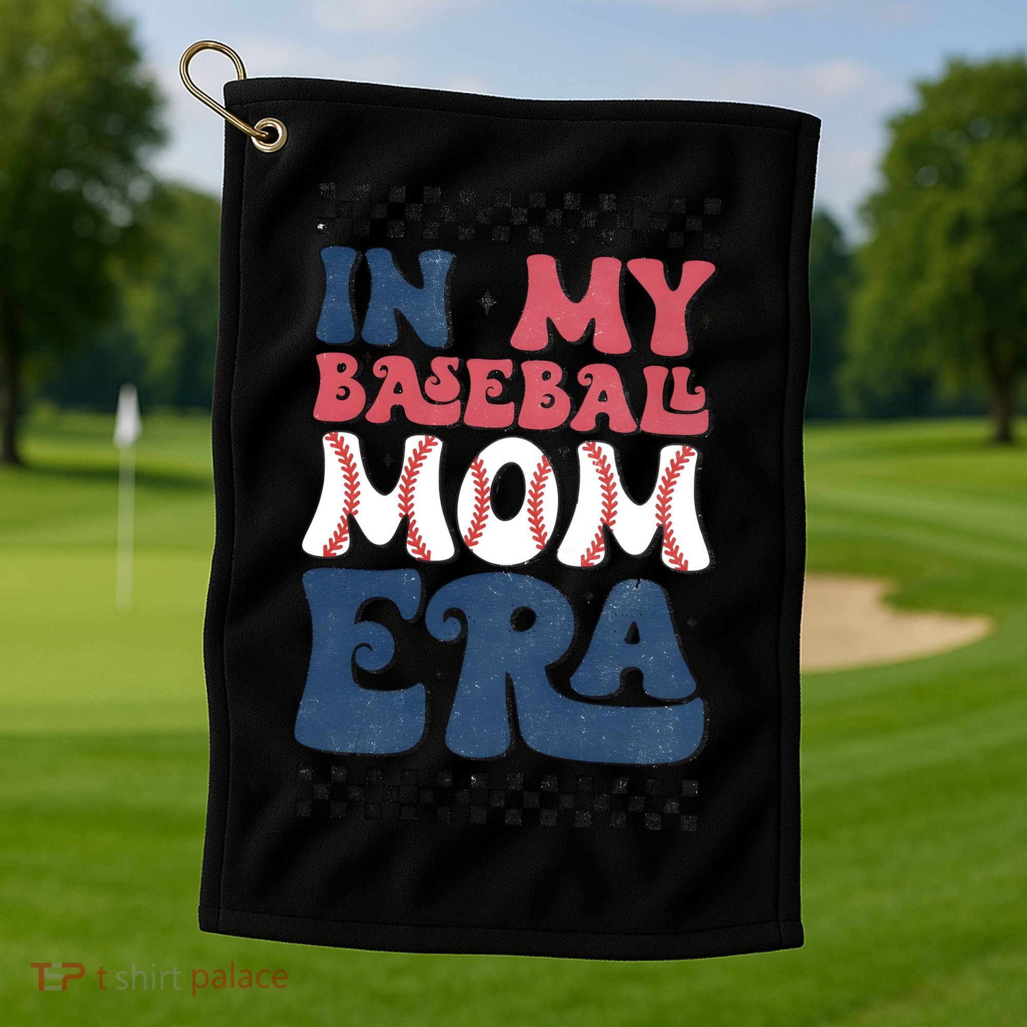 In My Baseball Mom Era Golf Towel