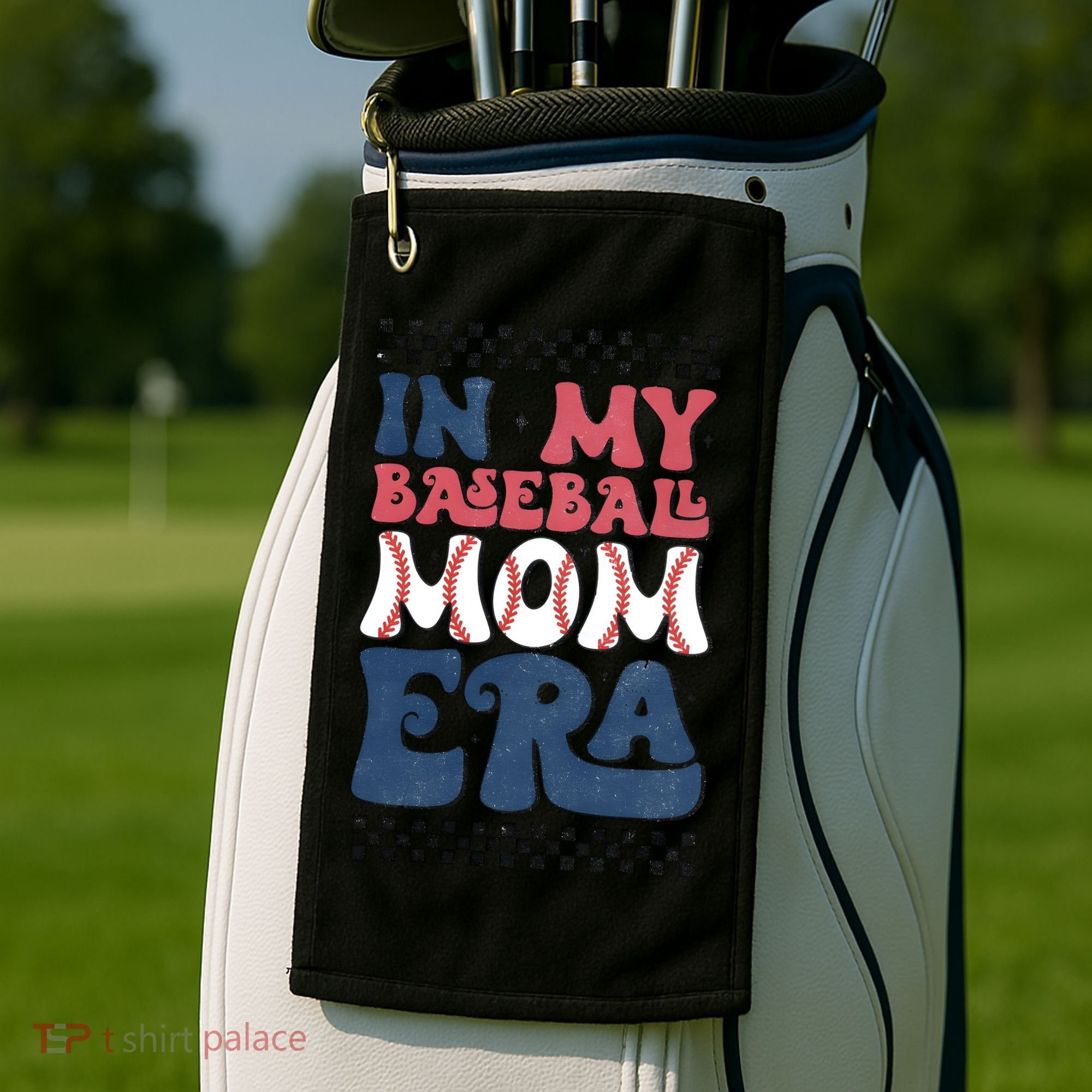In My Baseball Mom Era Golf Towel