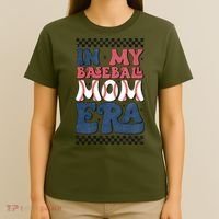 In My Baseball Mom Era T-Shirt thumb 4